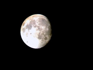 Moon using HTC Camera